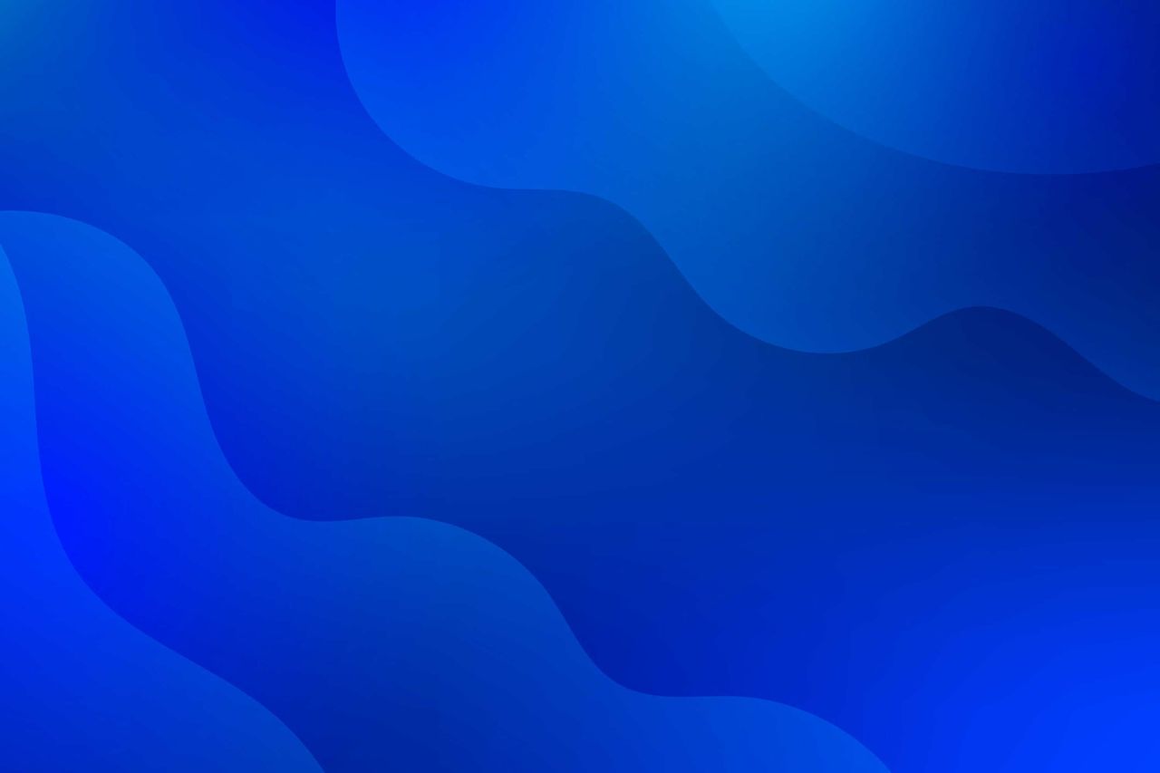 Fondo azul abstracto con formas onduladas