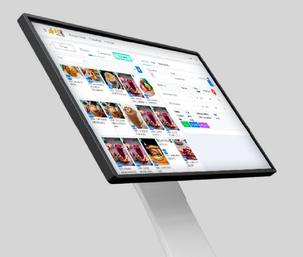 POS en farmacias Farmacéutica utilizando un sistema POS.