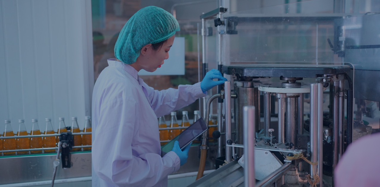 Gestión de producción en una planta de alimentos y bebidas