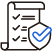 Image representing effective contract management processes with document icons and checkmarks.