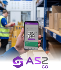 App movil logistica AS2 GO, inventarios, picking, packing, despachos, tiempo real, rutas transporte.